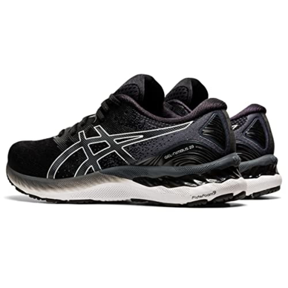 ASICS Nimbus 23 - Men's Black/White Shoe Deals Outlet