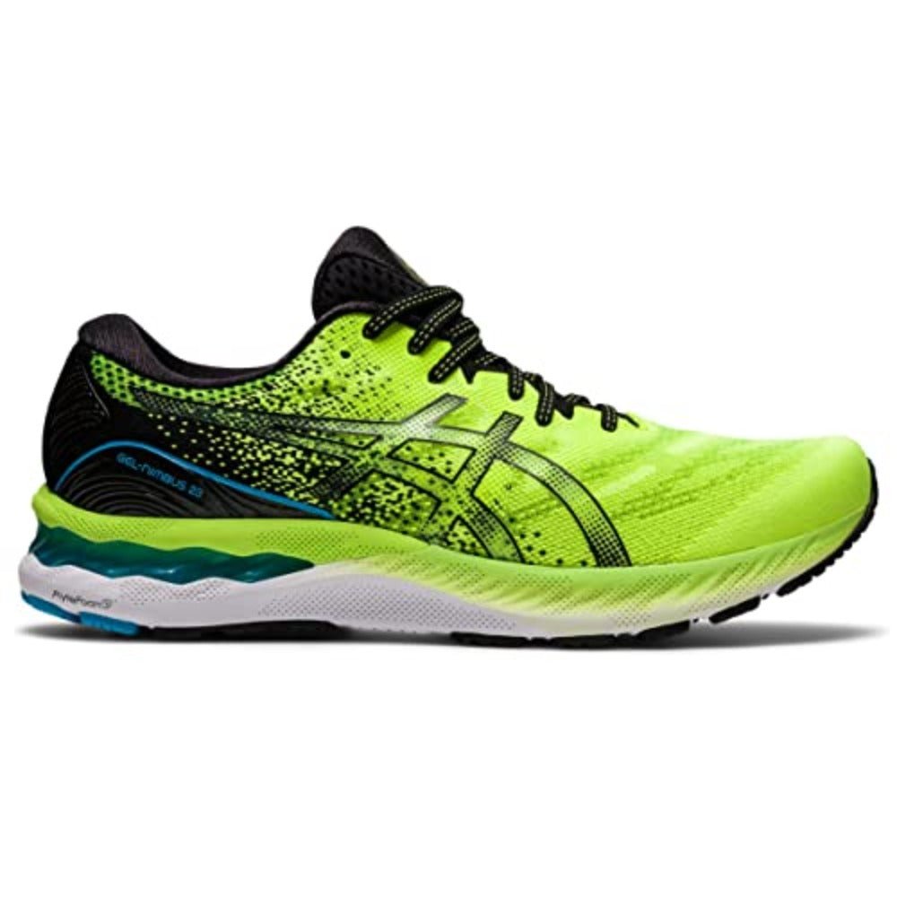 ASICS Nimbus 23 - Men's Hazard Green/Black Shoe Deals Outlet