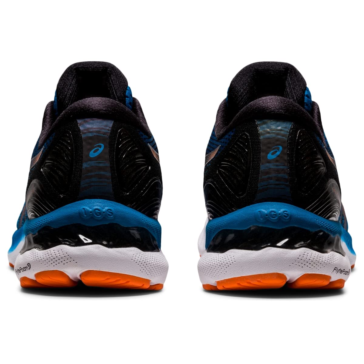 ASICS Nimbus 23 - Men's Reborn Blue/Black Shoe Deals Outlet