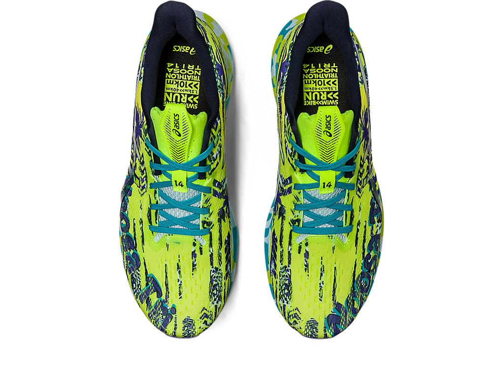 ASICS Noosa Tri 14 - Men's Lime Zest/Sky Shoe Deals Outlet