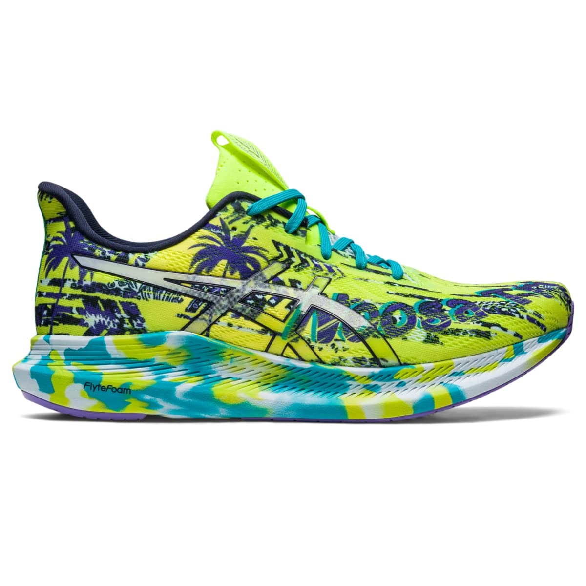 ASICS Noosa Tri 14 - Men's Lime Zest/Sky Shoe Deals Outlet