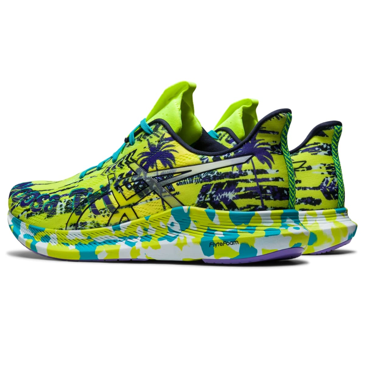 ASICS Noosa Tri 14 - Men's Lime Zest/Sky Shoe Deals Outlet