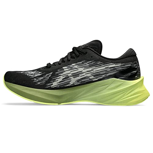 ASICS Novablast 3 - Men's Black/Dried Leaf Green Shoe Deals Outlet