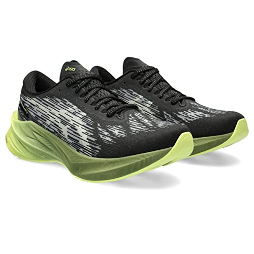 ASICS Novablast 3 - Men's Black/Dried Leaf Green Shoe Deals Outlet