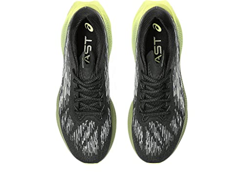 ASICS Novablast 3 - Men's Black/Dried Leaf Green Shoe Deals Outlet