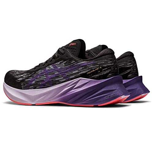 ASICS Novoblast 3 - Women's Black/Dusty Purple Shoe Deals Outlet