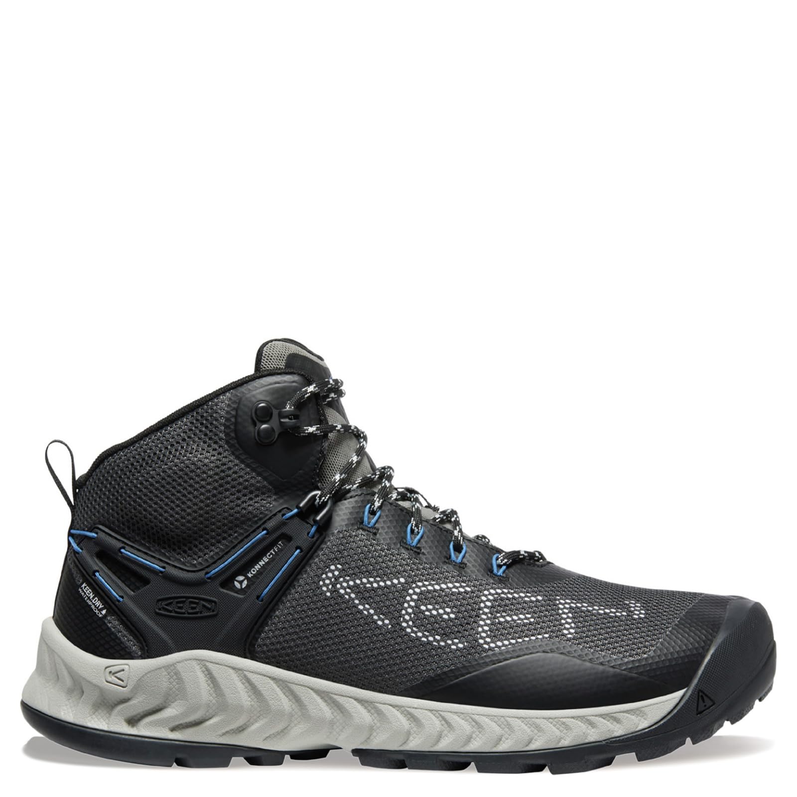 KEEN NXIS Evo - Men's Magnet/Bright Cobalt Shoe Deals Outlet