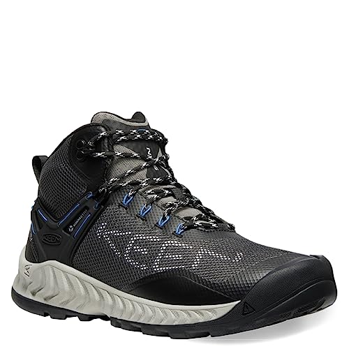 KEEN NXIS Evo - Men's Magnet/Bright Cobalt Shoe Deals Outlet