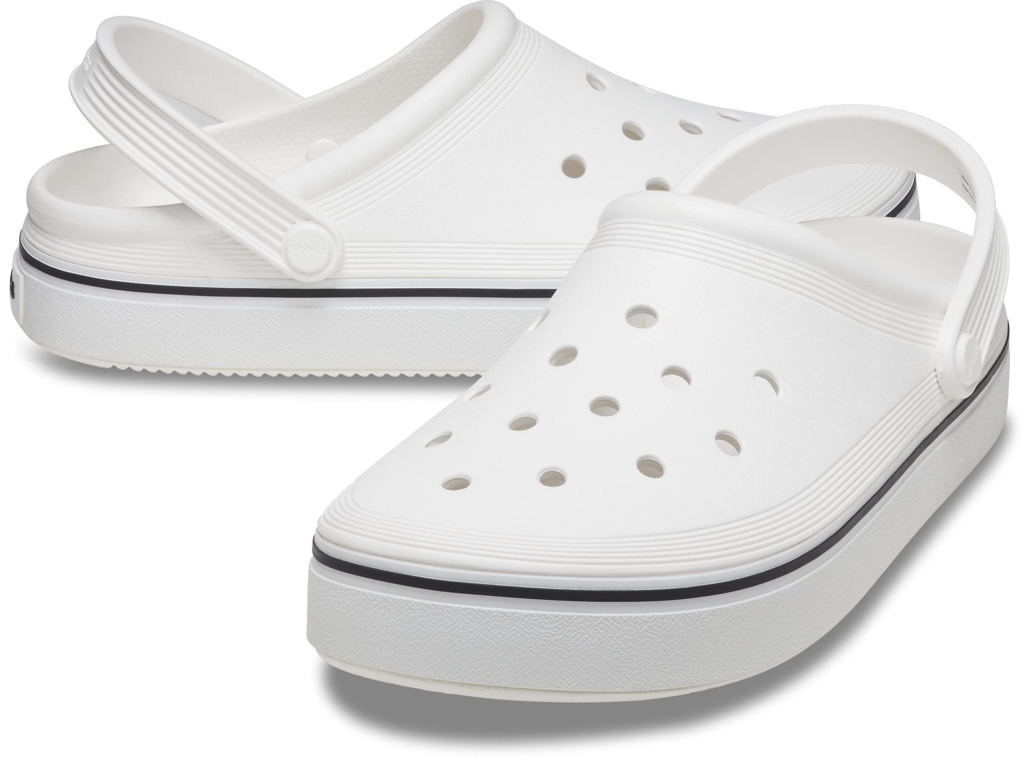 Crocs Off - Court Clog - Unisex White Shoe Deals Outlet
