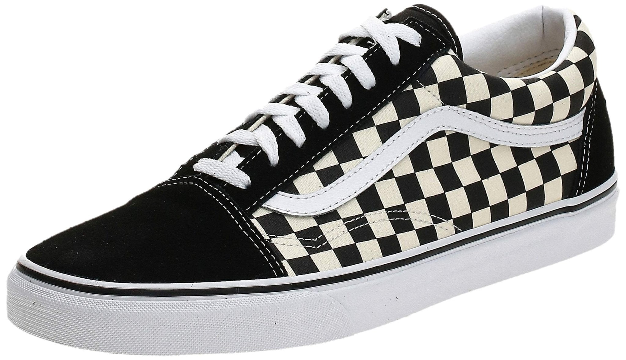 Vans Old Skool Classic - Unisex Black/Off White Checkerboard Shoe Deals Outlet