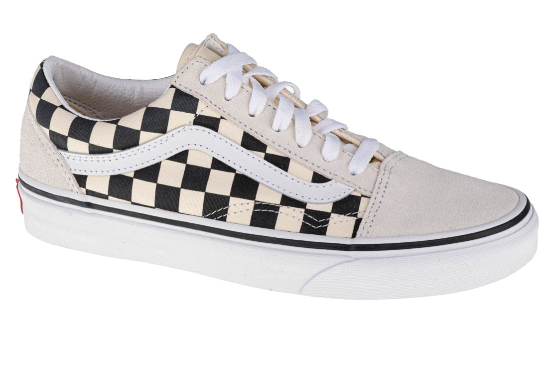 Vans Old Skool Classic - Unisex Off - White/Black Checkerboard Shoe Deals Outlet