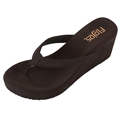 Flojos Olivia Wedge Sandal - Women's Brown Shoe Deals Outlet
