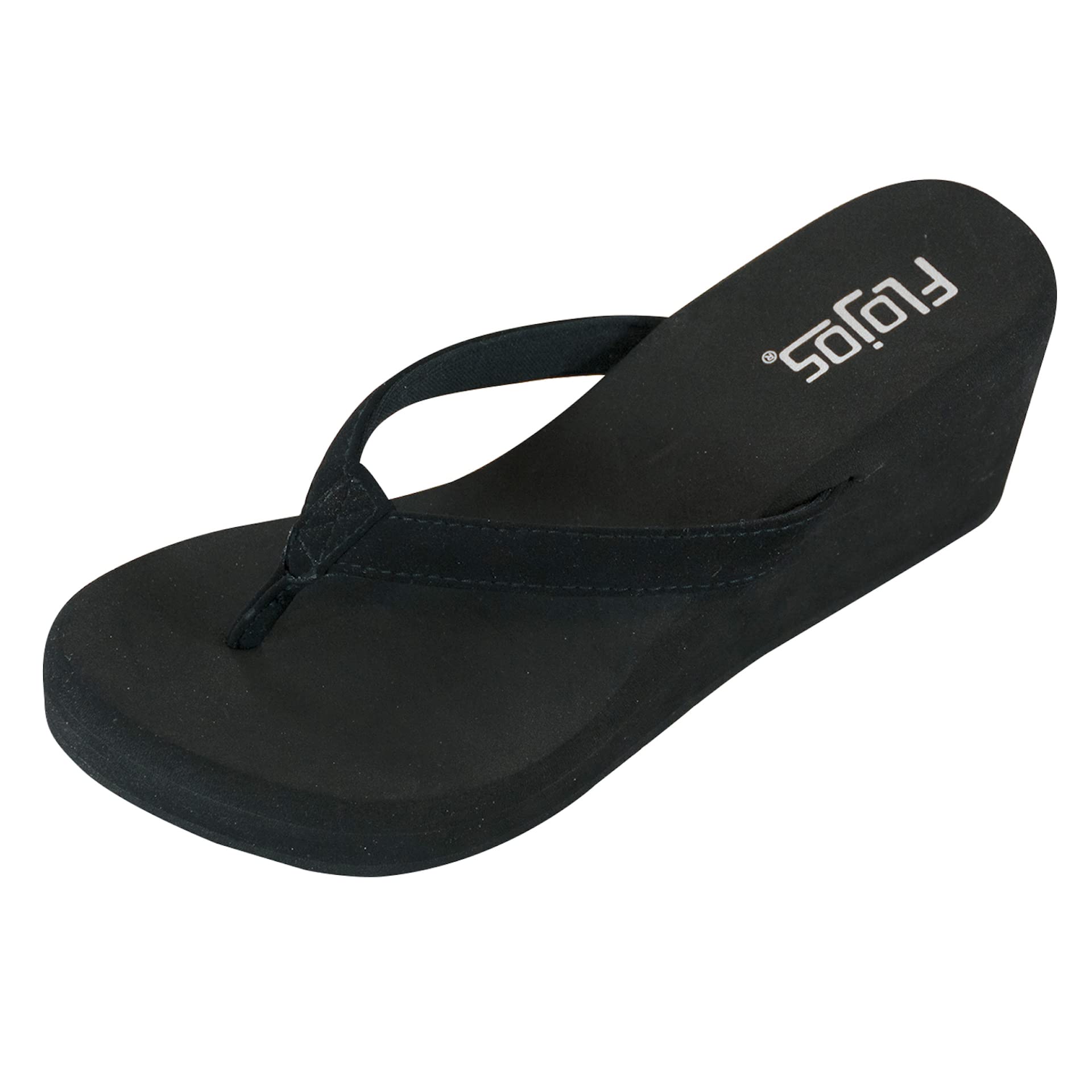 Flojos Olivia Wedge Sandal - Women's Black Shoe Deals Outlet