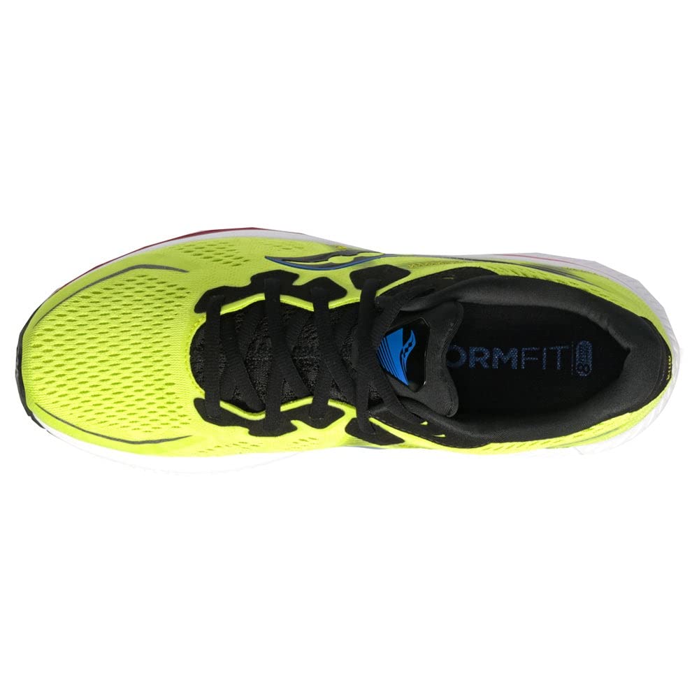 Saucony Omni 20 - Men's Acid Lime/Spice Shoe Deals Outlet