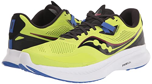 Saucony Omni 20 Running Shoe - Men's Acid/Blue Raz Shoe Deals Outlet
