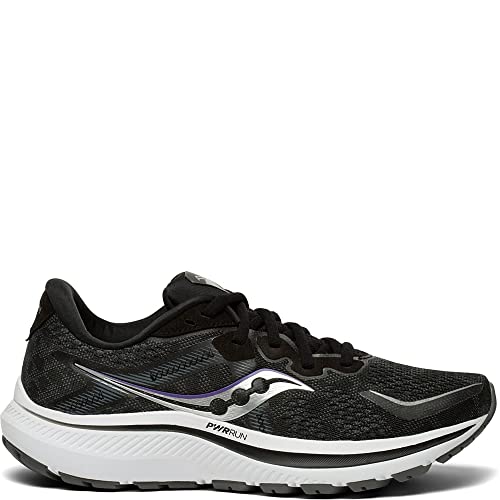 Saucony Omni 20 Running Shoe - Women's Black/White Shoe Deals Outlet