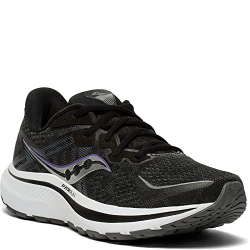 Saucony Omni 20 Running Shoe - Women's Black/White Shoe Deals Outlet