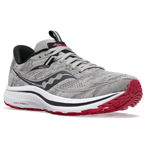 Saucony Omni 21 - Men's Alloy/Garnet Shoe Deals Outlet