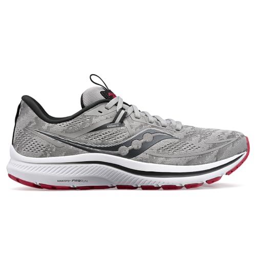 Saucony Omni 21 - Men's Alloy/Garnet Shoe Deals Outlet