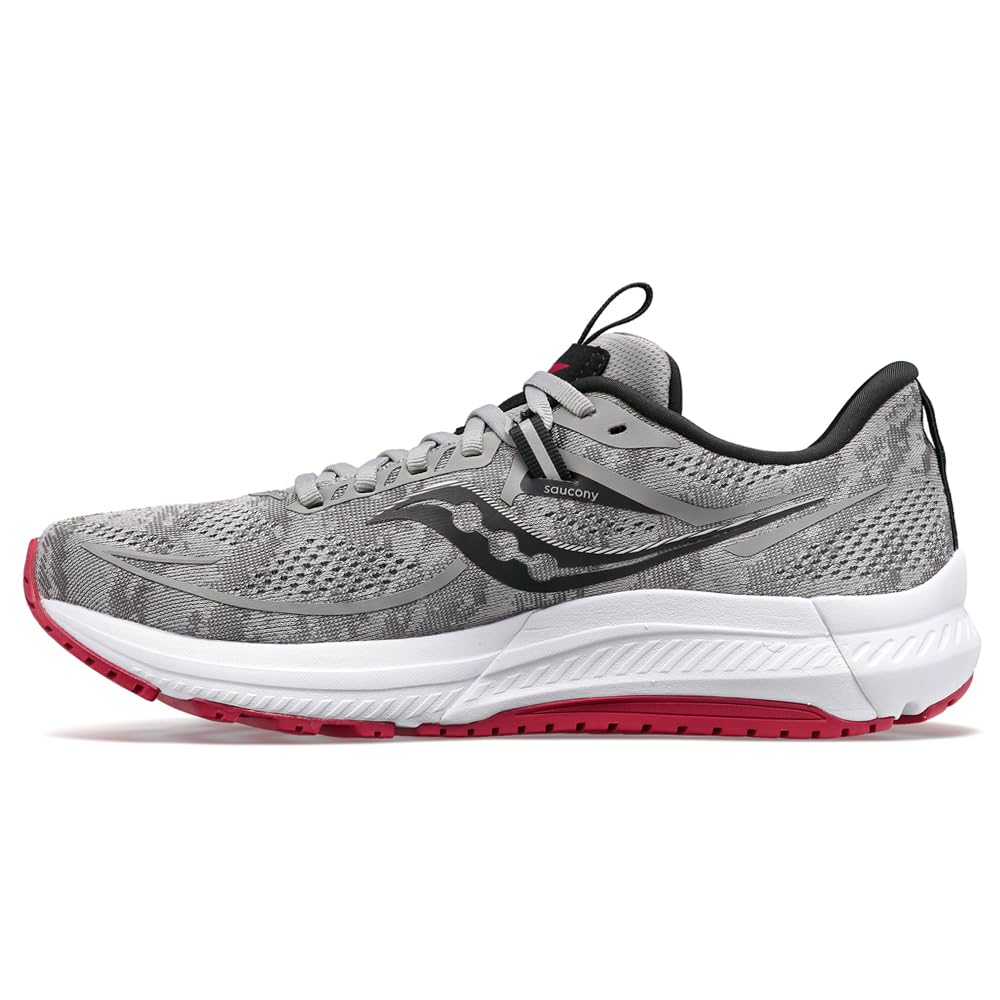 Saucony Omni 21 - Men's Alloy/Garnet Shoe Deals Outlet
