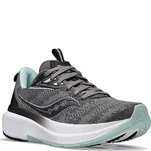 Saucony Omni 21 Running Shoe - Women's Charcoal/Ice Shoe Deals Outlet