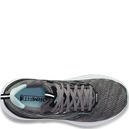 Saucony Omni 21 Running Shoe - Women's Charcoal/Ice Shoe Deals Outlet