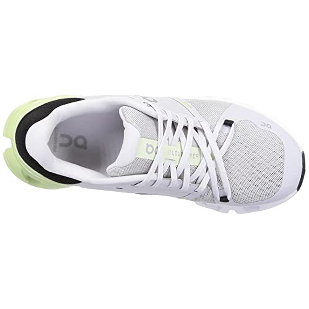 On Cloudflyer 4 Glacier/Meadow 8 M 7630419105312 Shoe Deals Outlet