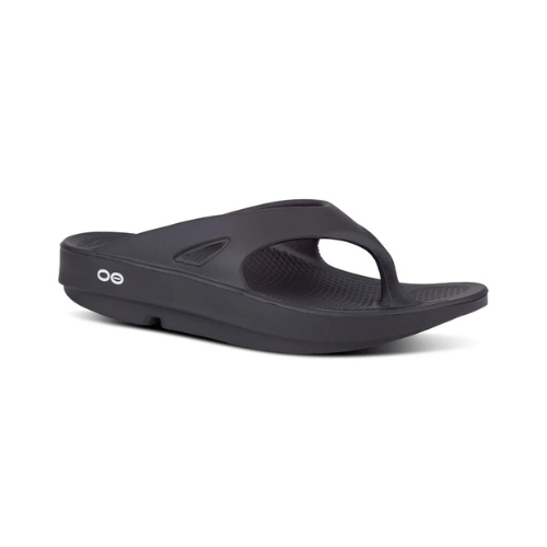 OOFOS OOriginal Sandal - Unisex Black Shoe Deals Outlet