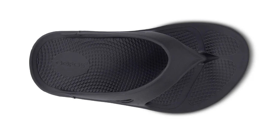 OOFOS OOriginal Sandal - Unisex Black Shoe Deals Outlet