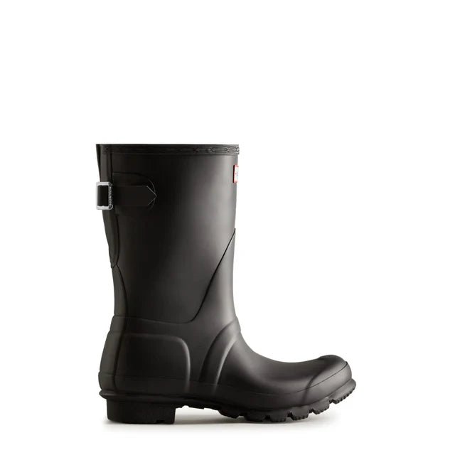 Hunter Original Back Adjustable Short Rain Boots - Women's Black Shoe Deals Outlet