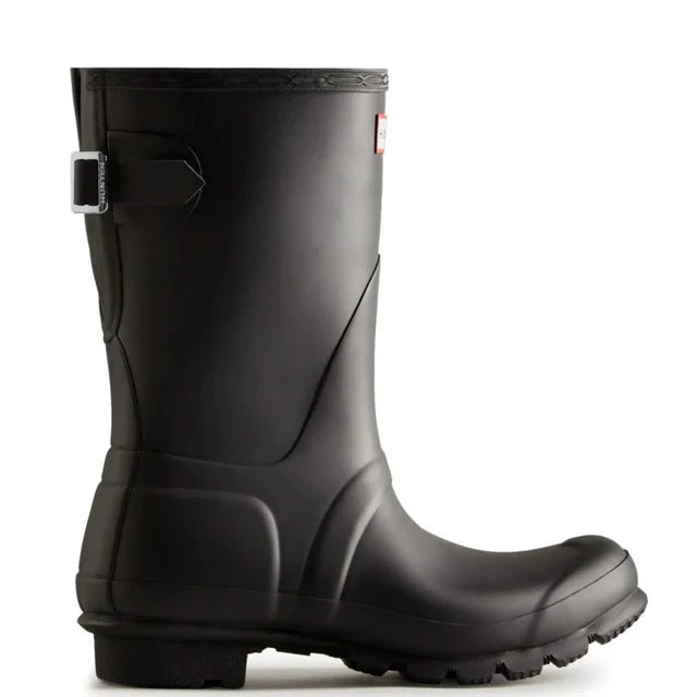 Hunter Original Back Adjustable Short Rain Boots - Women's Black Shoe Deals Outlet