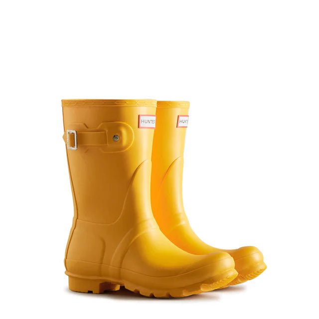 Hunter Original Short Boots - Women's Yellow Shoe Deals Outlet