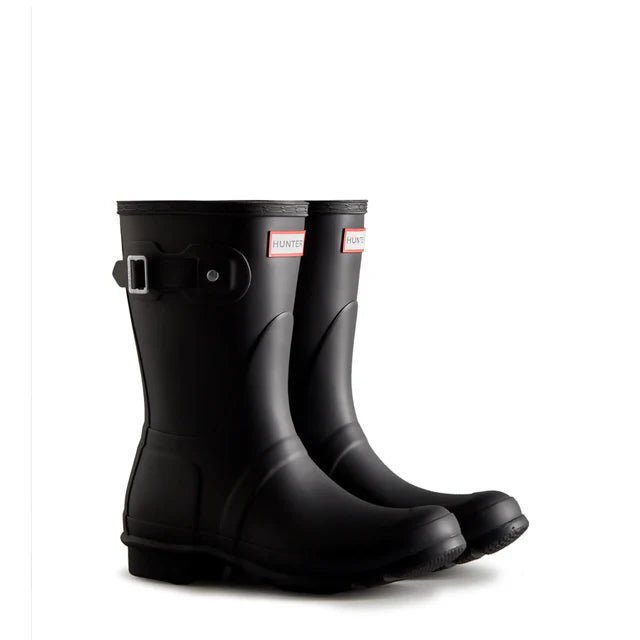 Hunter Original Short Boots - Women's Black Shoe Deals Outlet