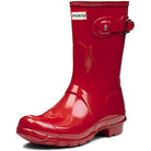 Hunter Original Short Gloss Rain Boots - Women's Military Red Shoe Deals Outlet
