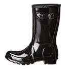 Hunter Original Short Gloss Rain Boots - Women's Black Shoe Deals Outlet
