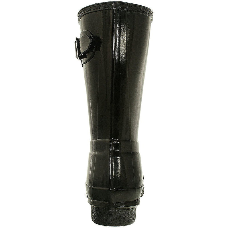 Hunter Original Short Gloss Rain Boots - Women's Black Shoe Deals Outlet