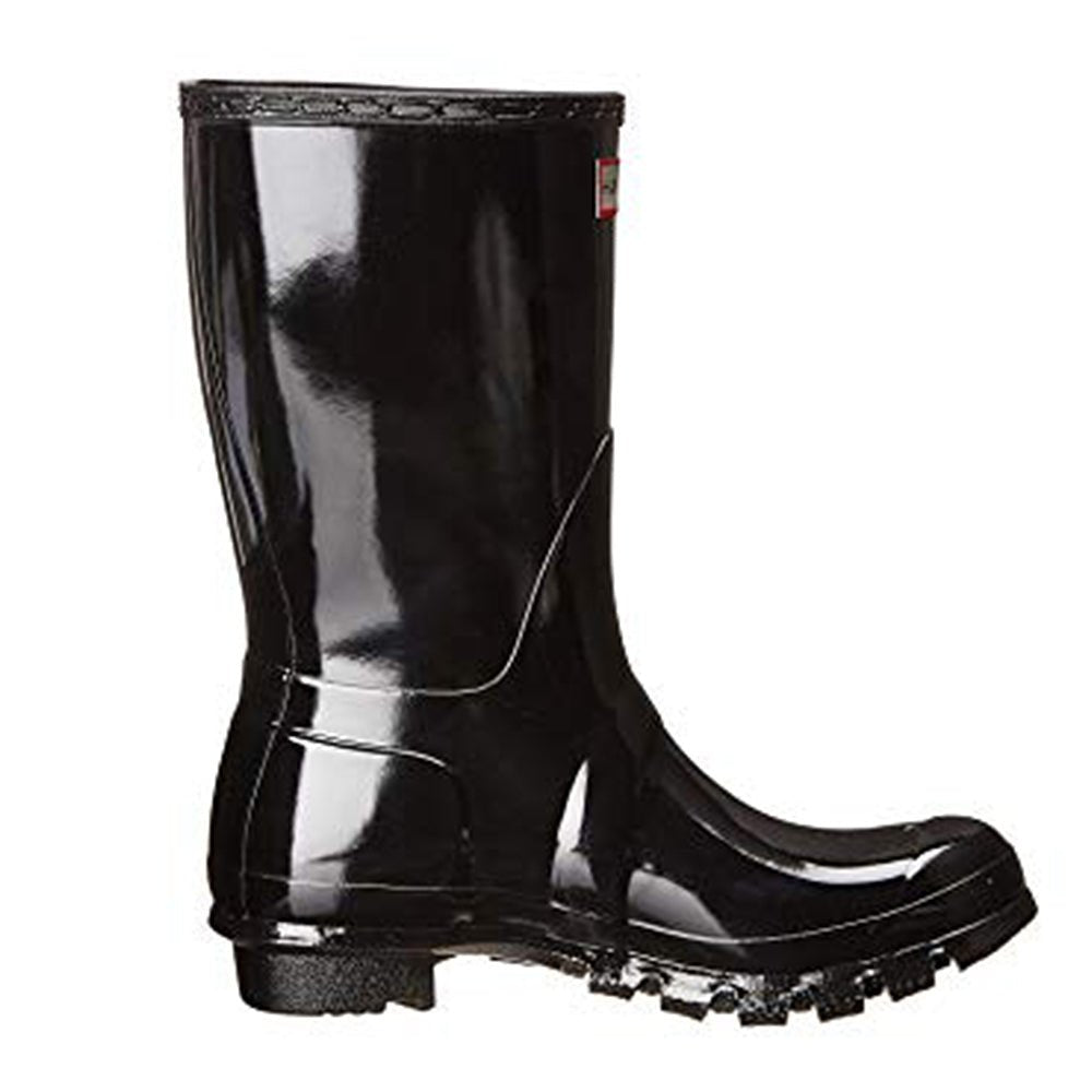 Hunter Original Short Gloss Rain Boots - Women's Black Shoe Deals Outlet