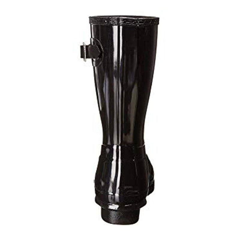 Hunter Original Short Gloss Rain Boots - Women's Black Shoe Deals Outlet