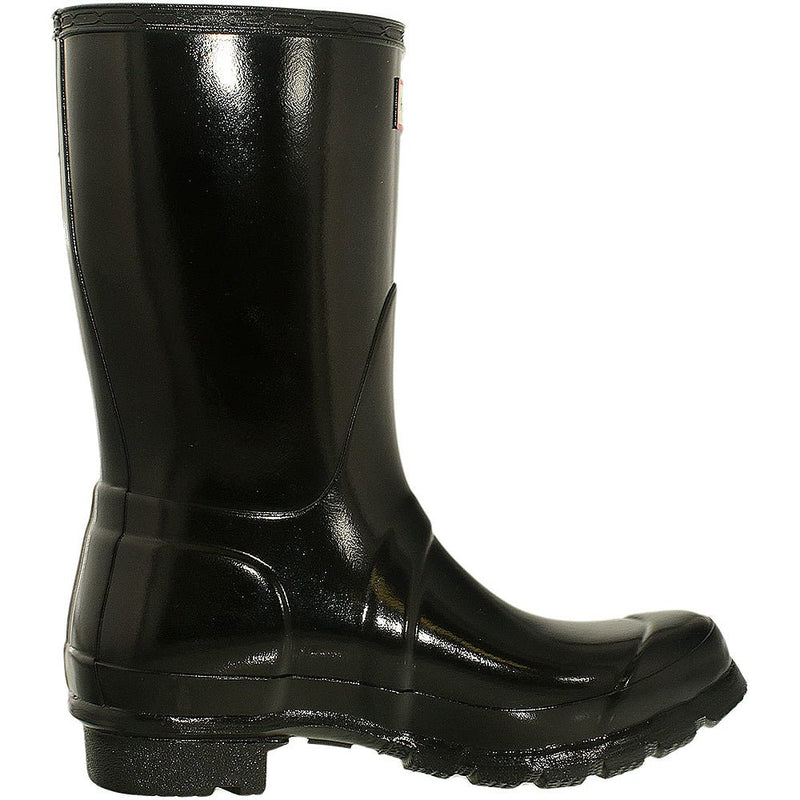 Hunter Original Short Gloss Rain Boots - Women's Black Shoe Deals Outlet