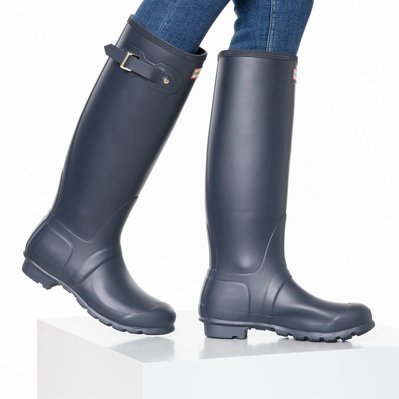 Hunter Original Tall Boot - Women's Navy Shoe Deals Outlet