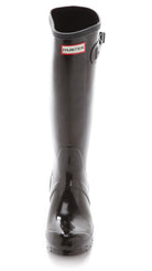 Hunter Original Tall Gloss - Women's Black Shoe Deals Outlet