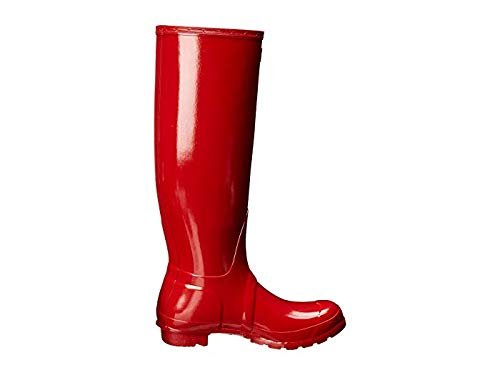 Hunter Original Tall Gloss - Women's Military Red Shoe Deals Outlet