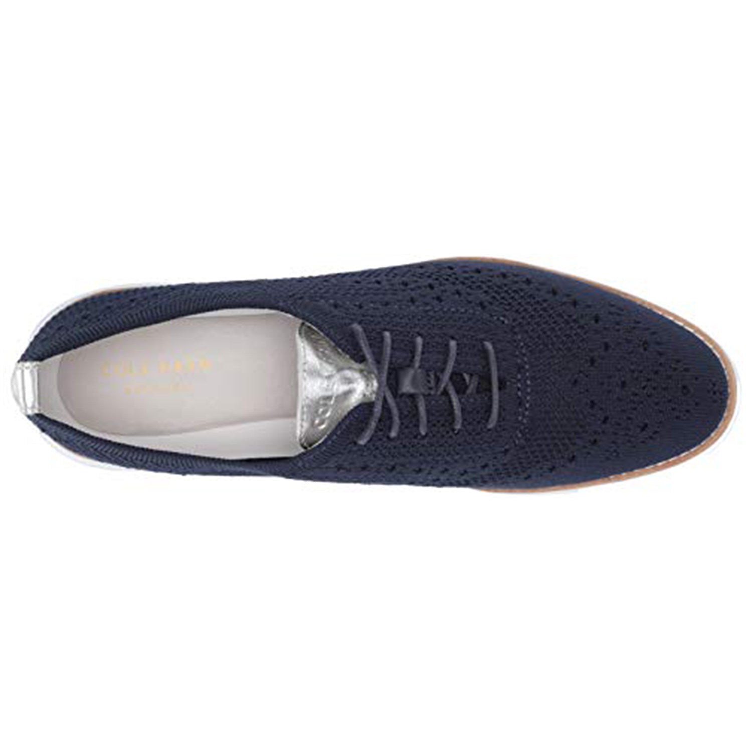 Cole Haan OriginalGrand Stitchlite Wingtip Oxford - Men's Blue Shoe Deals Outlet