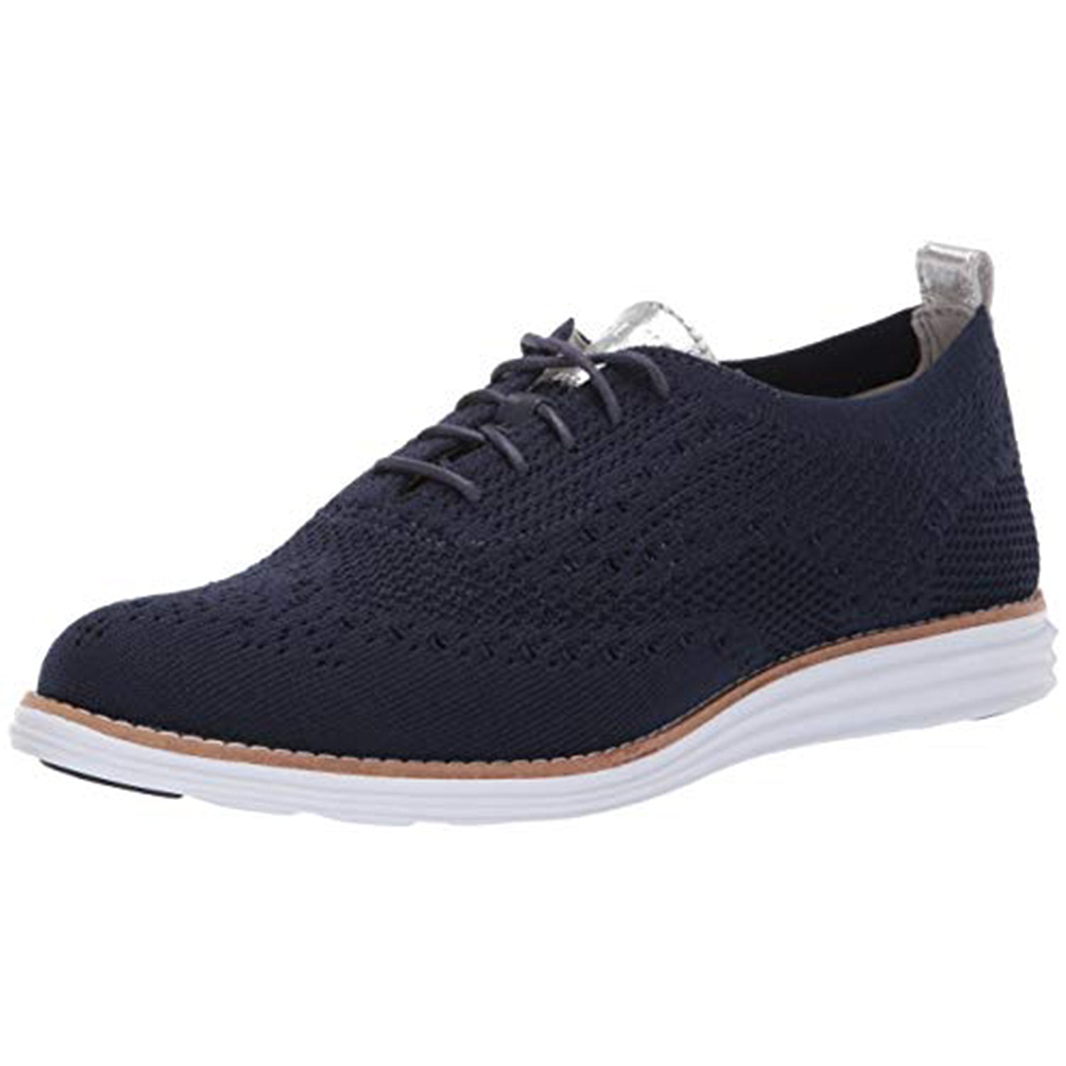 Cole Haan OriginalGrand Stitchlite Wingtip Oxford - Men's Blue Shoe Deals Outlet