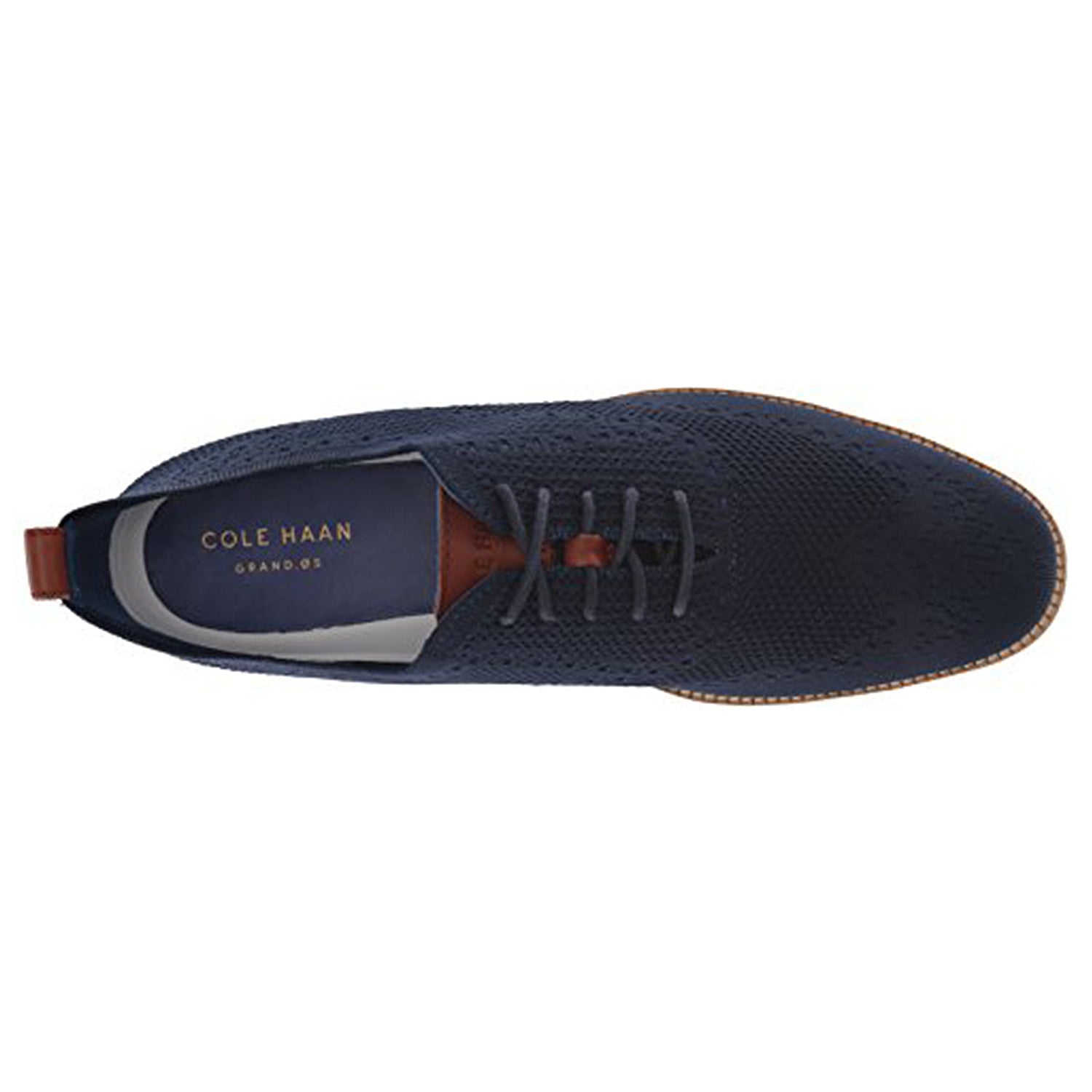 Cole Haan OriginalGrand Stitchlite Wingtip Oxford - Men's Navy/Ivory Shoe Deals Outlet