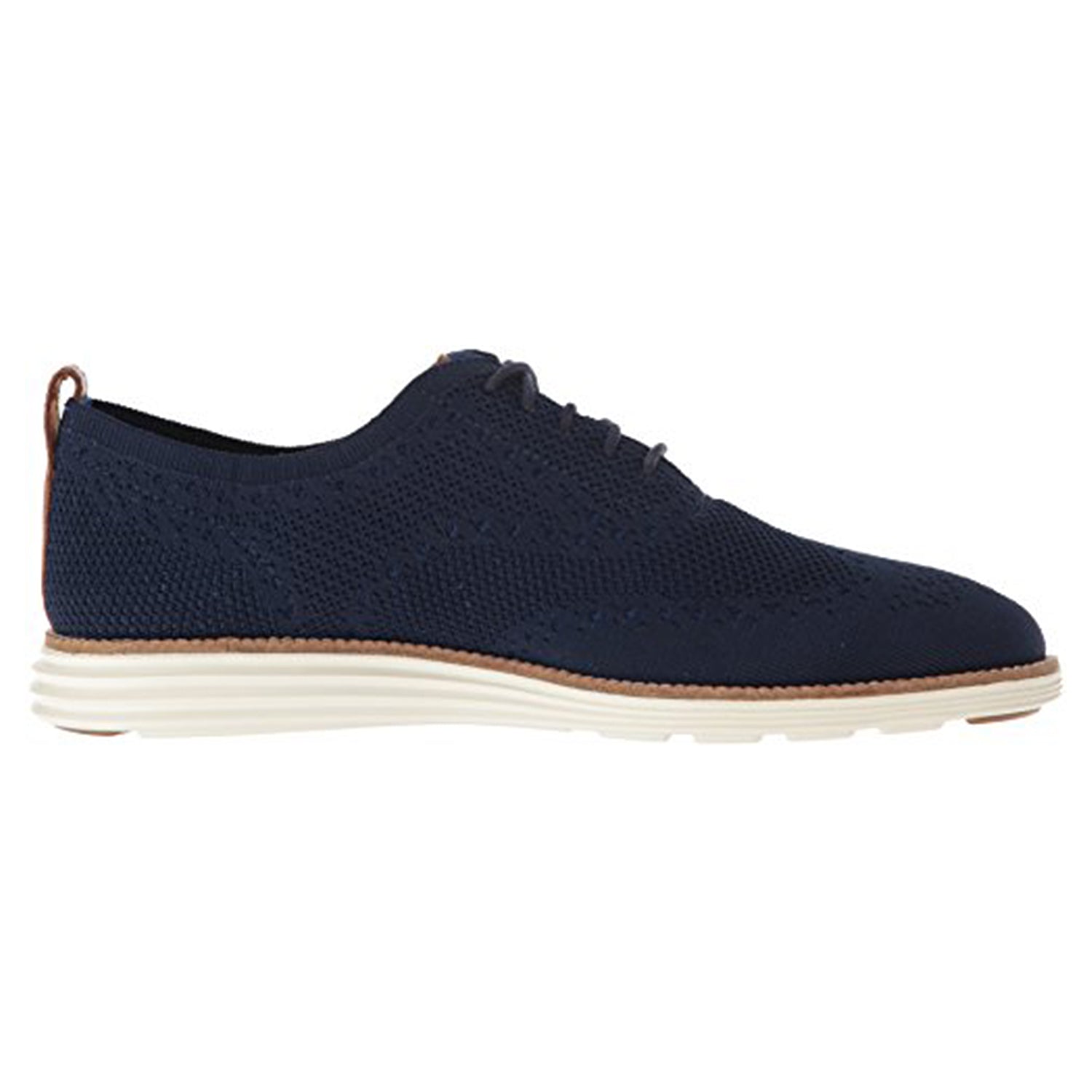 Cole Haan OriginalGrand Stitchlite Wingtip Oxford - Men's Navy/Ivory Shoe Deals Outlet