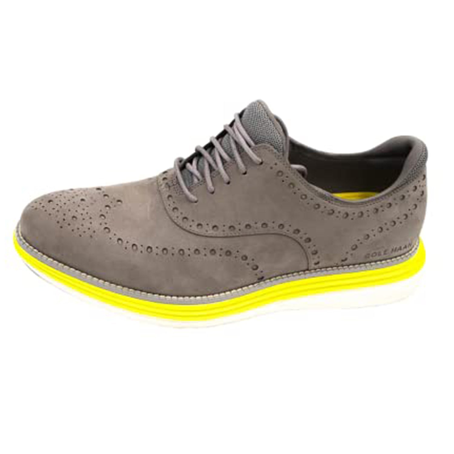 Cole Haan OriginalGrand Ultra Wingtip Oxford - Men's Ironstone - sulphur Spring - ivory Shoe Deals Outlet
