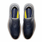 Cole Haan OriginalGrand Ultra Wingtip Oxford - Men's Marine Blue Leather/Sleet Shoe Deals Outlet