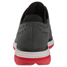 Cole Haan OriginalGrand Ultra Wingtip Oxford - Men's Gray Pinstripe Nubuck/Flame Scarlet - nimbus Cloud Shoe Deals Outlet