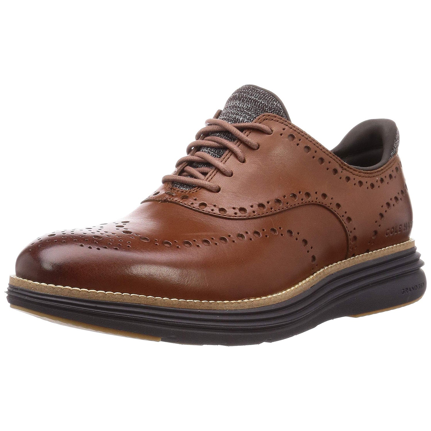 Cole Haan OriginalGrand Ultra Wingtip Oxford - Men's Woodbury/Java Shoe Deals Outlet